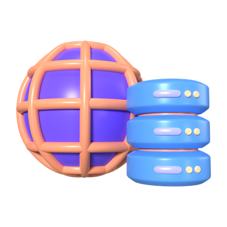 Base de données  3D Icon