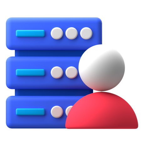 Base de données des employés  3D Icon