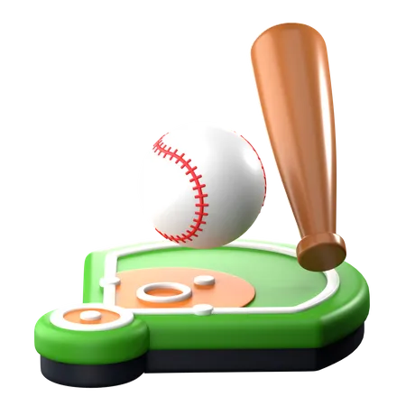 Baseball 3 D Sports Icon 3D Icon