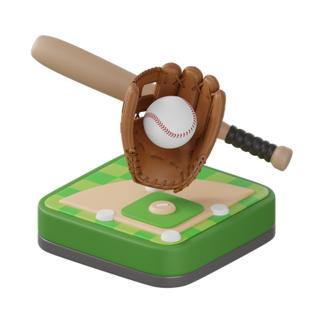 Baseball  3D Icon