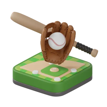 Baseball  3D Icon