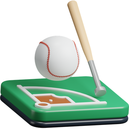 Baseball  3D Icon