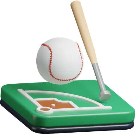 Baseball  3D Icon