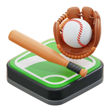 Baseball  3D Icon