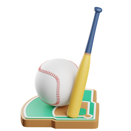 Baseball 3D Illustration