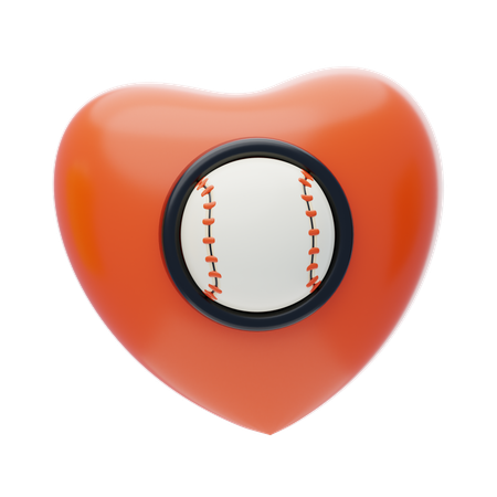 Amour de baseball  3D Icon