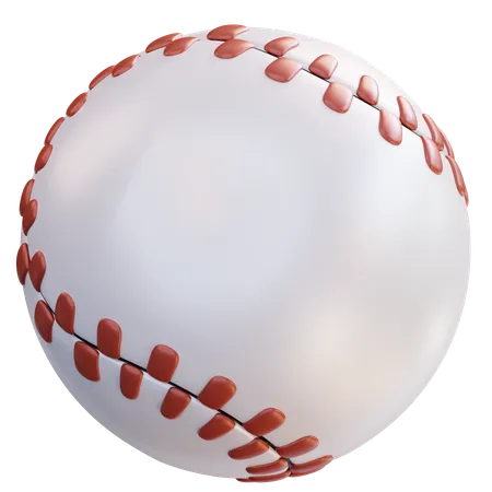 3 D Illustration Baseball Ball 3D Icon