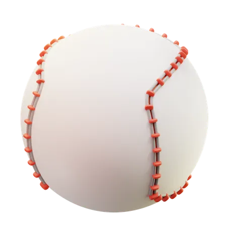 3 D Illustration Of Baseball Ball 3D Icon