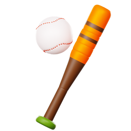 Baseball Bat  3D Icon