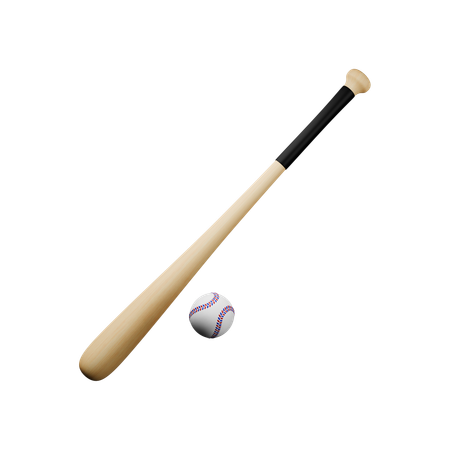 Baseball Bat  3D Icon