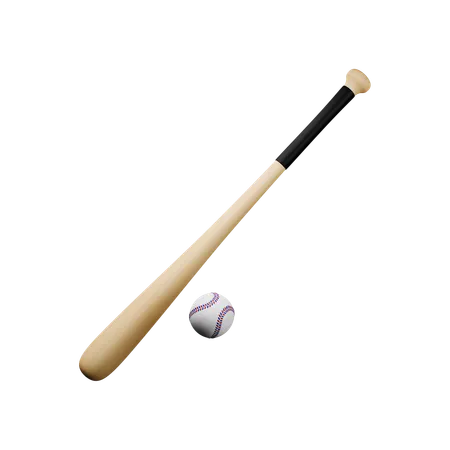 Baseball Bat  3D Icon