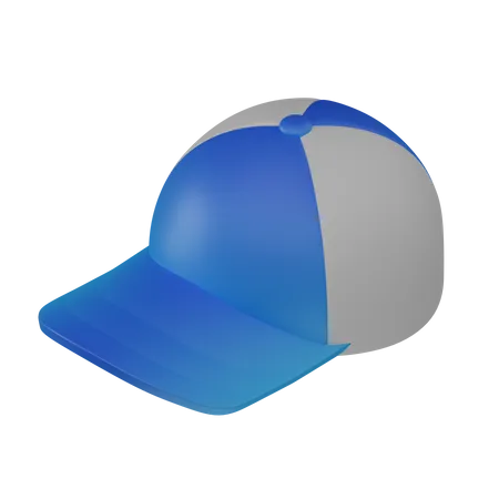 Baseball Cap Headgear 3D Icon