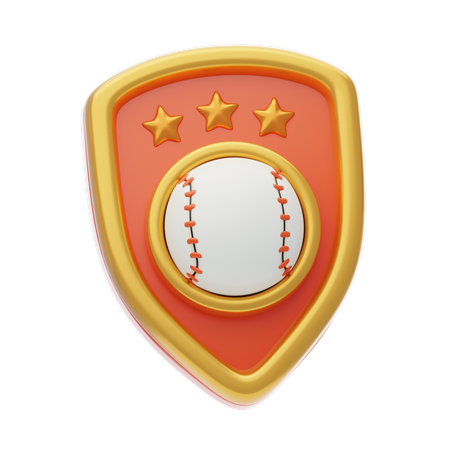 Baseball Emblem  3D Icon