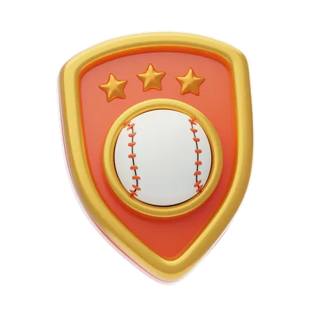 Baseball Emblem  3D Icon