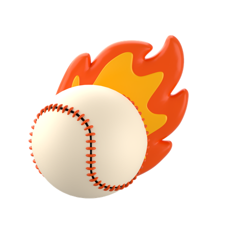 Baseball-Feuer  3D Icon