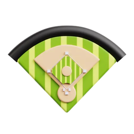 Baseball field  3D Icon