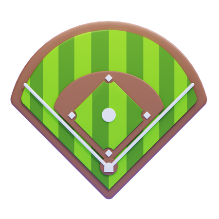 野球場  3D Icon
