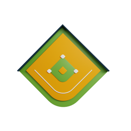Baseball Field  3D Icon
