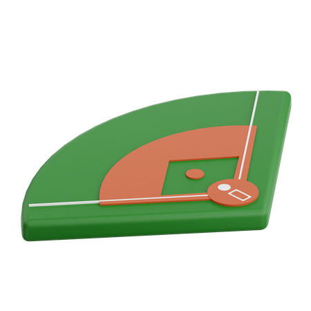 Baseball Field  3D Icon