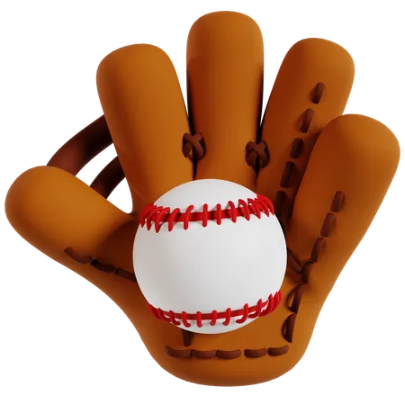 Baseball Glove Catch Sport  3D Icon