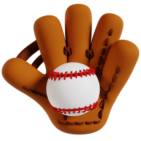 Baseball Glove Catch Sport  3D Icon