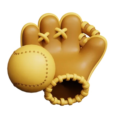 Baseball Gloves  3D Icon