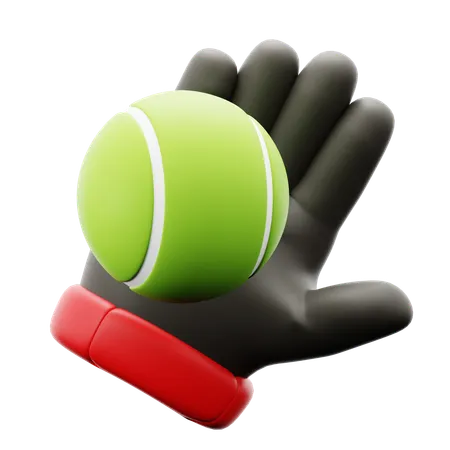 Baseball Glove Catch Ball Sport Game Equipment 3 D Icon Illustration Render Design 3D Icon
