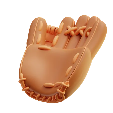 3 D Illustration Baseball Infielders Gloves 3D Icon