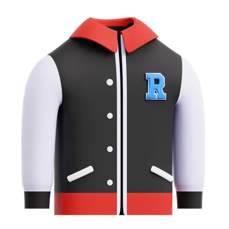 Baseball Jacke  3D Icon