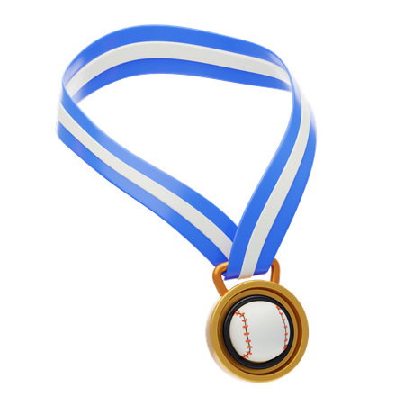 Baseball Medal  3D Icon