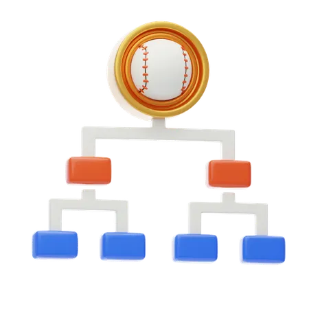 Baseball Tournament  3D Icon