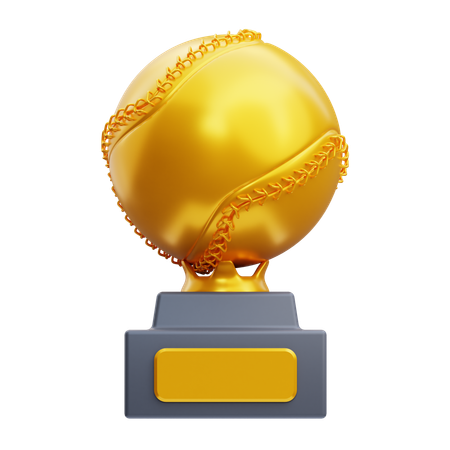 Baseball-Trophäe  3D Icon