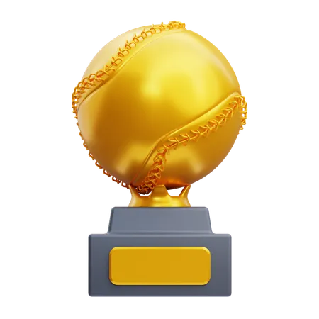 Baseball-Trophäe  3D Icon