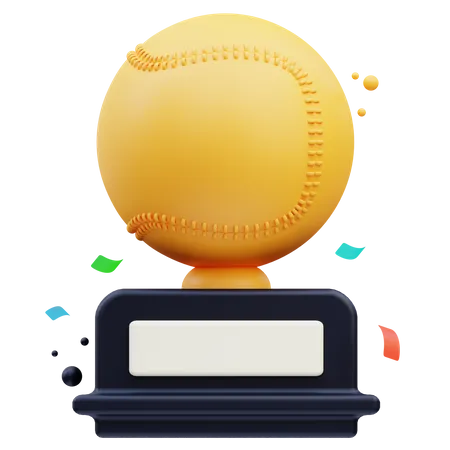 Baseball-Trophäe  3D Icon