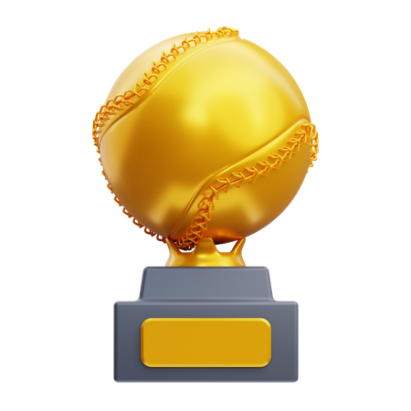 Baseball Trophy  3D Icon