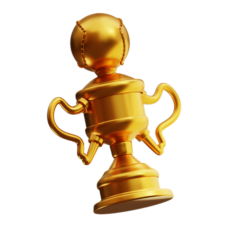 Baseball Trophy  3D Icon