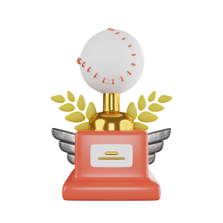 Baseball Trophy  3D Icon