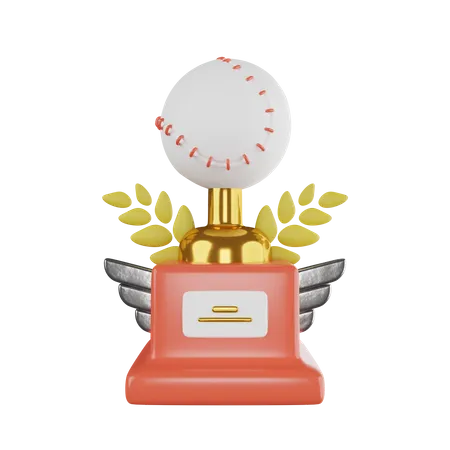 Baseball Trophy  3D Icon