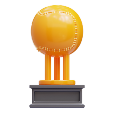 Baseball trophy  3D Icon