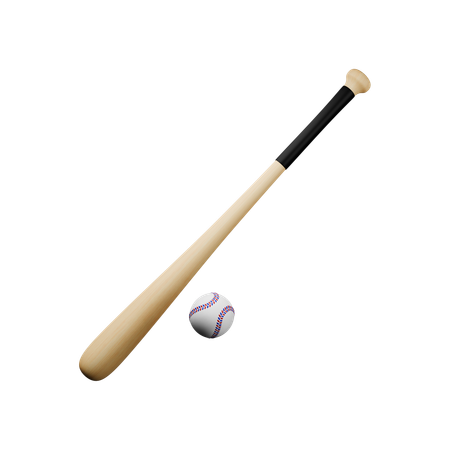 Baseballschläger  3D Icon