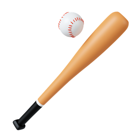 Baseballschläger  3D Icon