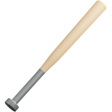 Baseballschläger  3D Icon