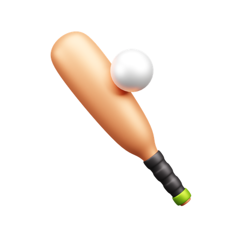 Baseballschläger  3D Icon