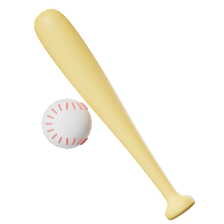 Baseballschläger  3D Icon