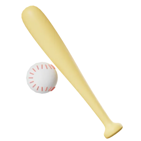 Baseballschläger  3D Icon