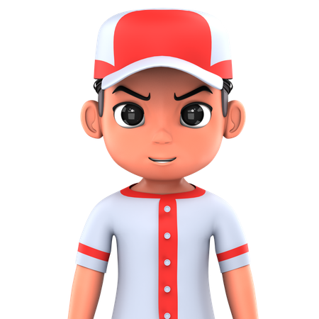 Baseballspieler  3D Icon