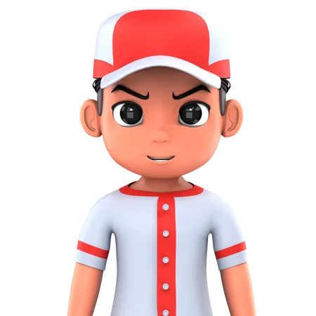 Baseballspieler  3D Icon