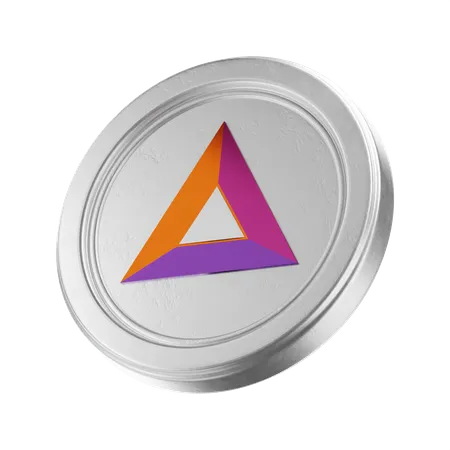 Basic Attention Token 3 D Coin 3 D Crypto Coin 3D Icon