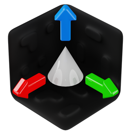 Basic Cone Object  3D Icon