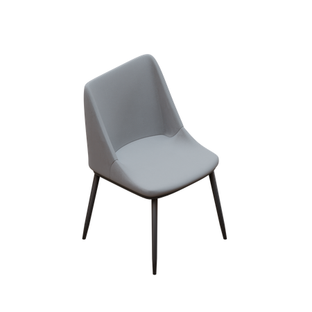Basic Dining Chair  3D Icon